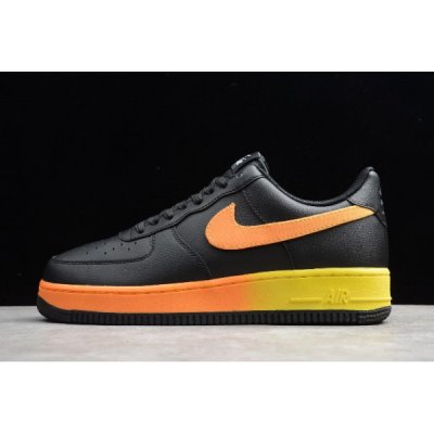 Nike Erkek Air Force 1 '07 Lv8 Siyah / Sarı Kaykay Ayakkabı Türkiye - 6SBA3CVK